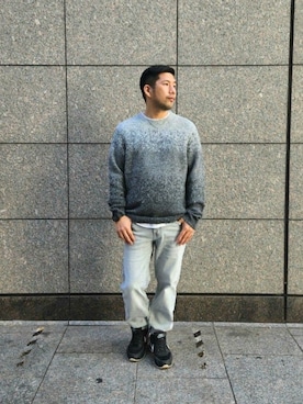 「ストレートデニム」｜GUESS JAPANさん（メンズ・170cm）の秋コーディネート