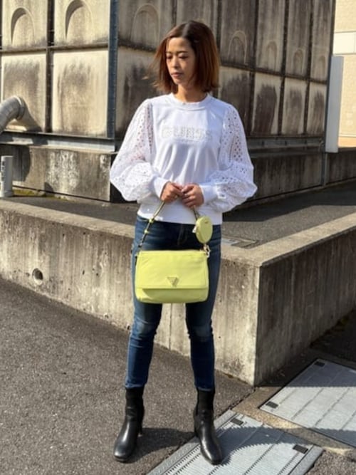 【GUESS】★関税込★ECO GEMMAトップジッパーショルダーバッグ セール】ECO GEMMA Top Zip Shoulder Bag ハンドバッグ