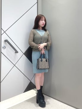 「Guess（ゲス）のアイテム（ワンピース）」を使った、GUESS JAPANさん（レディース・152cm）の夏コーディネート