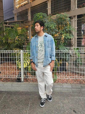 GUESS JAPANさん（メンズ・170cm）の秋コーディネート