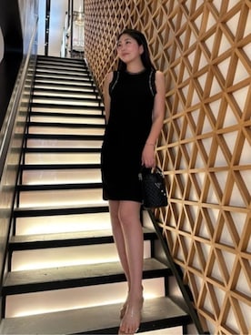 「Guess（ゲス）のアイテム（ワンピース）」を使った、GUESS JAPANさん（レディース・171cm）の夏コーディネート
