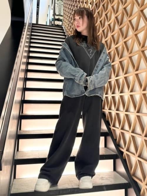 トレーナー スウェット GUESS Originals Vintage Triangle Sweatshirt スウェット レディース レディース 79741427b_b_13_500.jpg