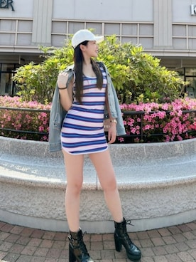 GUESS JAPANさん（レディース・160cm）の春コーディネート