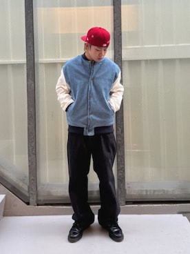 「アイテム（アンダーウェア）」を使った、GUESS JAPANさん（メンズ・165cm）の秋コーディネート