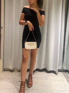「Guess（ゲス）のアイテム（ワンピース）」を使った、GUESS JAPANさん（レディース・161cm）の夏コーディネート