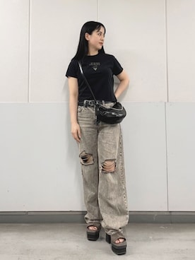 GUESS JAPANさん（レディース・159cm）の夏コーディネート