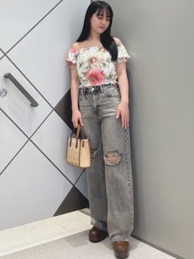 GUESS JAPANさん（レディース・159cm）の夏コーディネート