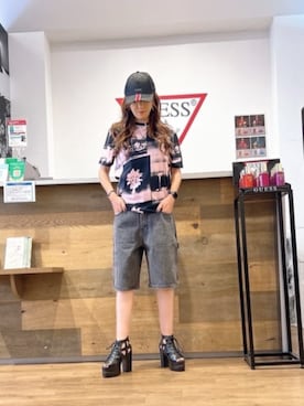 GUESS JAPANさん（レディース・159cm）の夏コーディネート