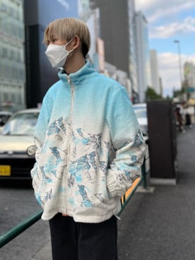 「Guess（ゲス）のアイテム（その他アウター）」を使った、GUESS JAPANさん（メンズ・170cm）の秋コーディネート
