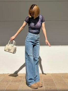 「GUESS」｜GUESS JAPANさん（レディース・159cm）の夏コーディネート