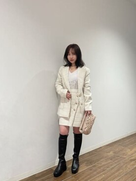「Guess（ゲス）のアイテム（その他トップス）」を使った、GUESS JAPANさん（レディース・152cm）の春コーディネート