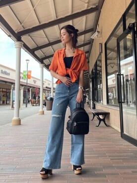 GUESS JAPANさん(レディース・163cm)の春コーディネート