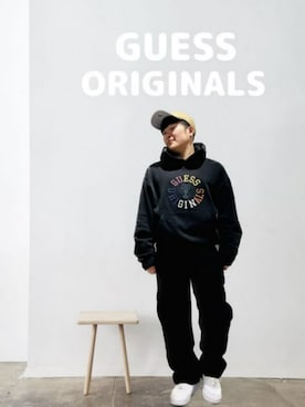 「ヘリテージ」｜GUESS JAPANさん（メンズ・163cm）の夏コーディネート