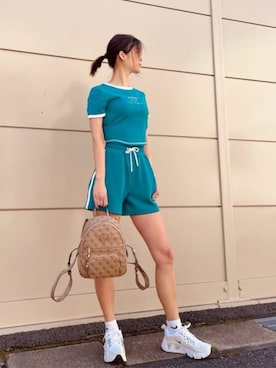 GUESS JAPANさん（レディース・163cm）の春コーディネート