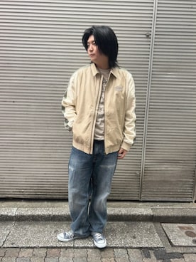 「アイテム（その他アウター）」を使った、GUESS JAPANさん（メンズ・178cm）の秋コーディネート