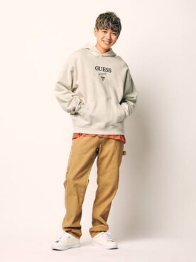 GUESS JAPANさん（メンズ・174cm）の春コーディネート