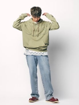 GUESS JAPANさん（メンズ・174cm）の春コーディネート