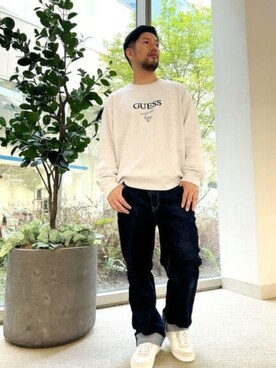GUESS JAPANさん（メンズ・170cm）の春コーディネート