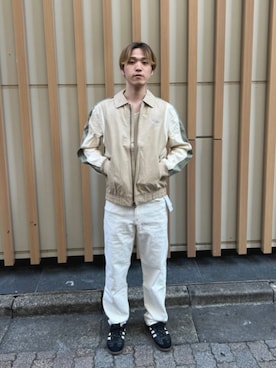 「アイテム（その他アウター）」を使った、GUESS JAPANさん（メンズ・178cm）の秋コーディネート
