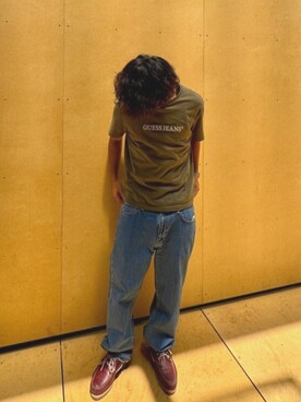 「アメカジ」｜GUESS JAPANさん（メンズ・172cm）の夏コーディネート