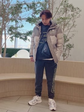 「Guess（ゲス）のアイテム（その他アウター）」を使った、GUESS JAPANさん（メンズ・172cm）の秋コーディネート
