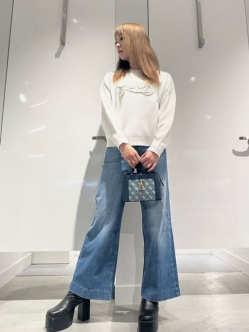 Dakota High Wide Crop Denim Pants