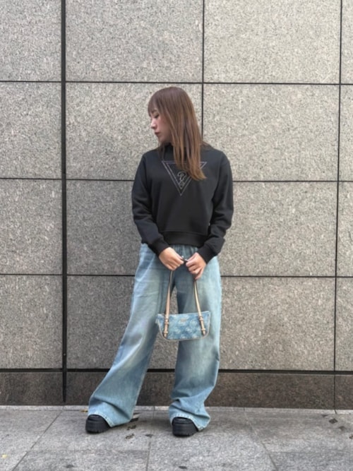 GUESS JAPANGUESS JAPAN����̃V�����_�[�o�b�O�uCERELIA Mini Shoulder Satchel �V�����_�[�o�b�O �T�b�`�F���iGuess�b�Q�X�j�v���g�����R�[�f�B�l�[�g