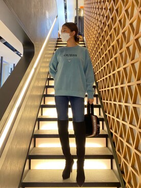 GUESS JAPANさん（レディース・171cm）の秋コーディネート