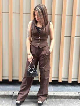 GUESS JAPANさん（レディース・161cm）の夏コーディネート