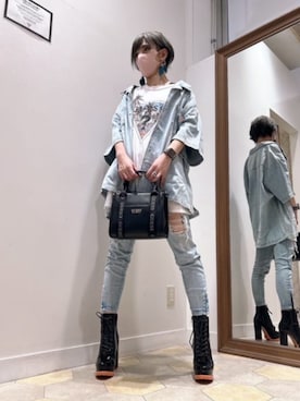 GUESS JAPANさん（レディース・159cm）の夏コーディネート