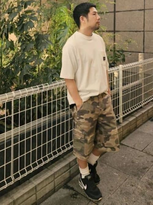 【ブラック(JBLK)】GUESS Originals カーゴ ハーフパンツ (M)Twill Cargo Short GUESS Originals Twill Cargo Short カーゴ ハーフパンツ | GUESS(ゲス