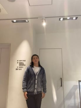 「Guess（ゲス）のアイテム（カーディガン/ボレロ）」を使った、GUESS JAPANさん（メンズ・178cm）の夏コーディネート