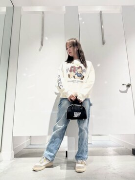 「Guess Jeans 」｜GUESS JAPANさん（レディース・161cm）の春コーディネート