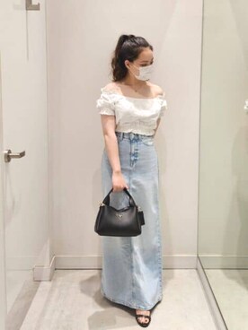 「Guess（ゲス）のアイテム（その他トップス）」を使った、GUESS JAPANさん（レディース・154cm）の夏コーディネート