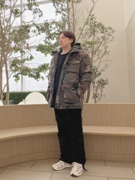 「Guess（ゲス）のアイテム（その他アウター）」を使った、GUESS JAPANさん（メンズ・172cm）の秋コーディネート