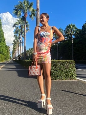 GUESS JAPANさん（レディース・163cm）の春コーディネート