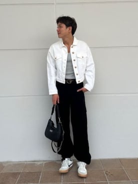 「GUESS」｜「アイテム（ブルゾン）」を使った、GUESS JAPANさん（メンズ・174cm）の冬コーディネート