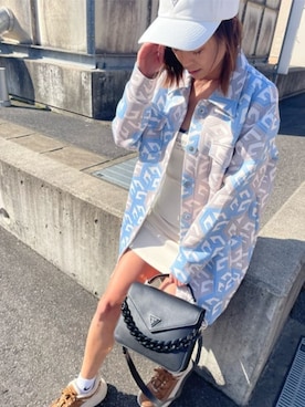 「Guess（ゲス）のアイテム（ブルゾン）」を使った、GUESS JAPANさん（レディース・163cm）の春コーディネート