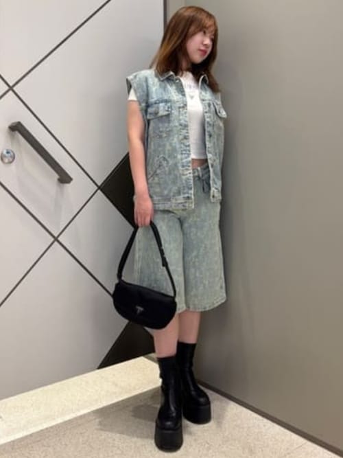 セール】GUESS Originals Bermuda Shorts デニム ハーフパンツ（デニム