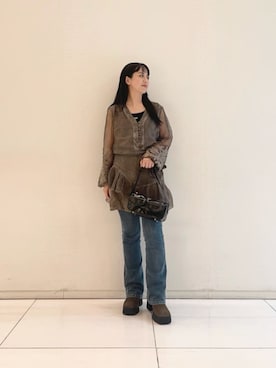 GUESS JAPANさん（レディース・159cm）の秋コーディネート