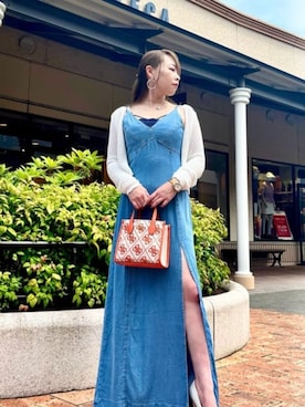 「Guess（ゲス）のアイテム（ワンピース）」を使った、GUESS JAPANさん（レディース・150cm）の夏コーディネート