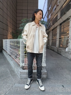 「アイテム（その他アウター）」を使った、GUESS JAPANさん（メンズ・165cm）の夏コーディネート