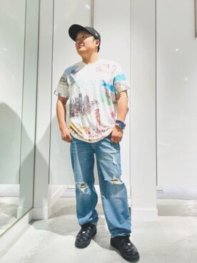 GUESS JAPANさん（メンズ・163cm）の春コーディネート