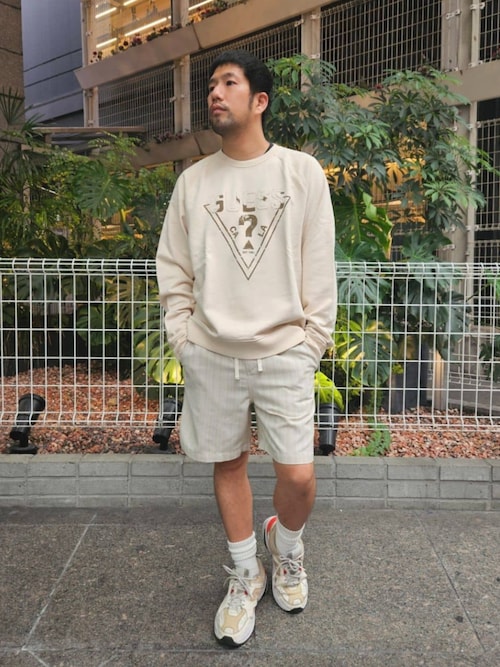 GUESS（ゲス） パンツ FLETCHER Linen Drawcord Short ショートパンツ