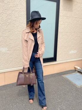 GUESS JAPANさん（レディース・163cm）の秋コーディネート