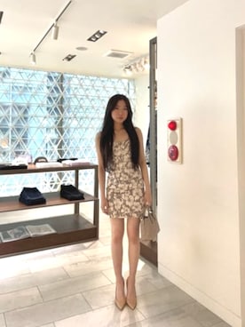 「Guess（ゲス）のアイテム（ワンピース）」を使った、GUESS JAPANさん（レディース・161cm）の夏コーディネート