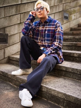 GUESS JAPANさん（メンズ・170cm）の秋コーディネート