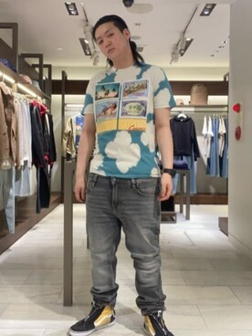 GUESS JAPANさん（メンズ・178cm）の春コーディネート