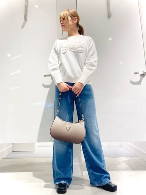 ニット セーター Jolie Logo Sweater ニット セーター レディース セール】Jolie Logo Sweater ニット セーター（ニット/セーター