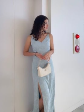 「Guess（ゲス）のアイテム（ワンピース）」を使った、GUESS JAPANさん（レディース・170cm）の夏コーディネート